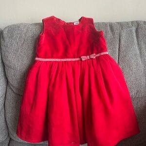 Carters Toddler Girl Red Christmas/ Holiday Dress, 18 months. EUC